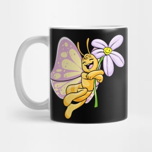 Butterfly with Flower Mug